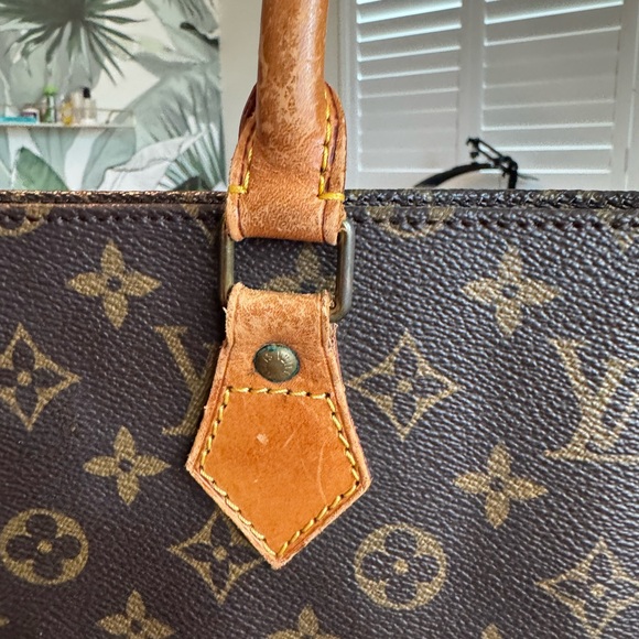 Louis Vuitton Brown Monogram Tote - Picture 8 of 10